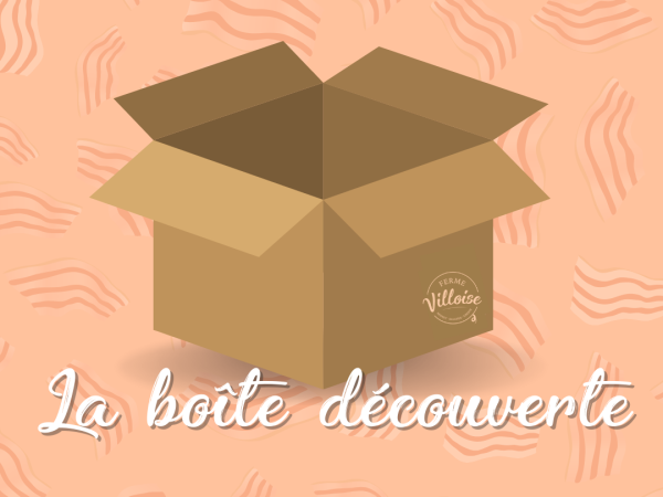 Boite découverte de porc biologique