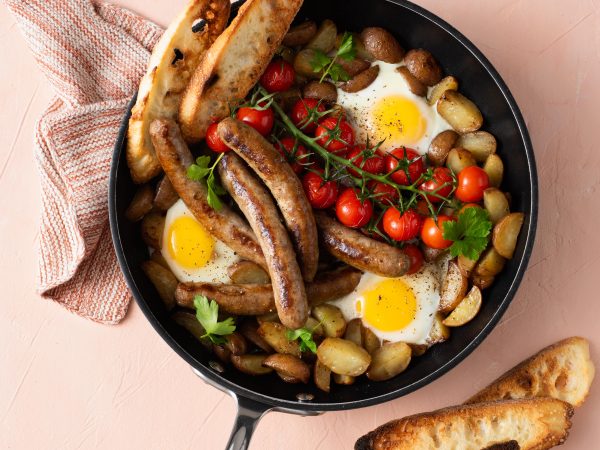 Saucisses à déjeuner de porc biologique