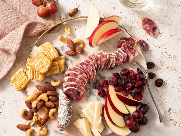 Saucisson sec bière blanche et canneberge de porc biologique