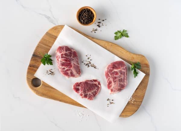 Joues de porc biologique