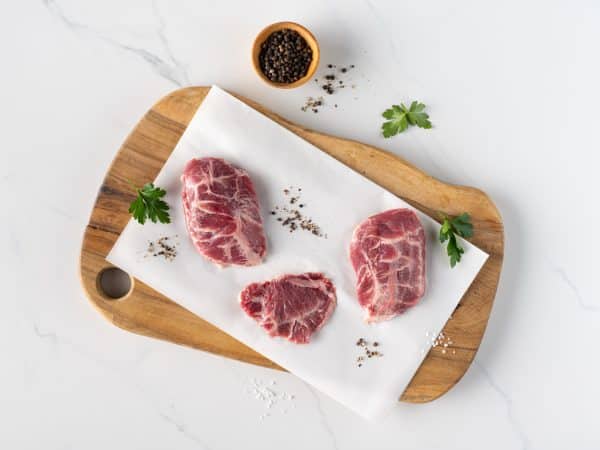 Joues de porc biologique