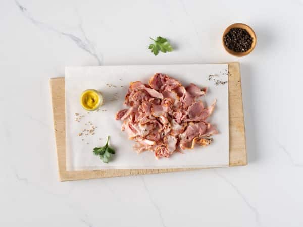 Smoked meat de porc biologique
