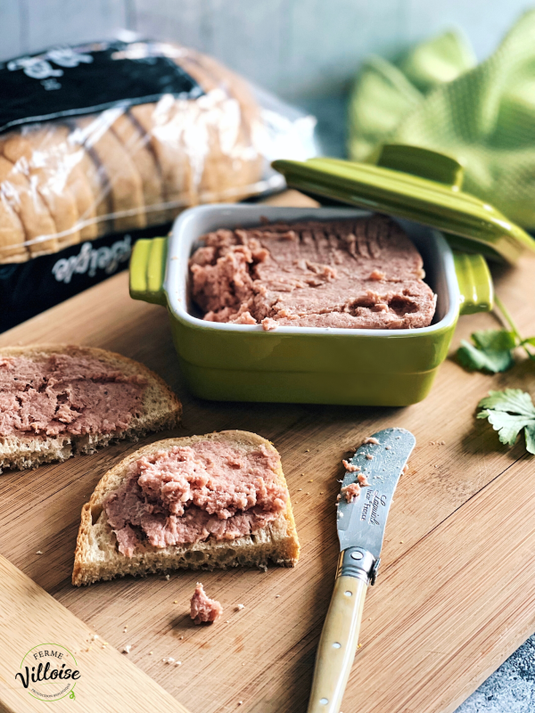 Pâté de campagne de porc biologique