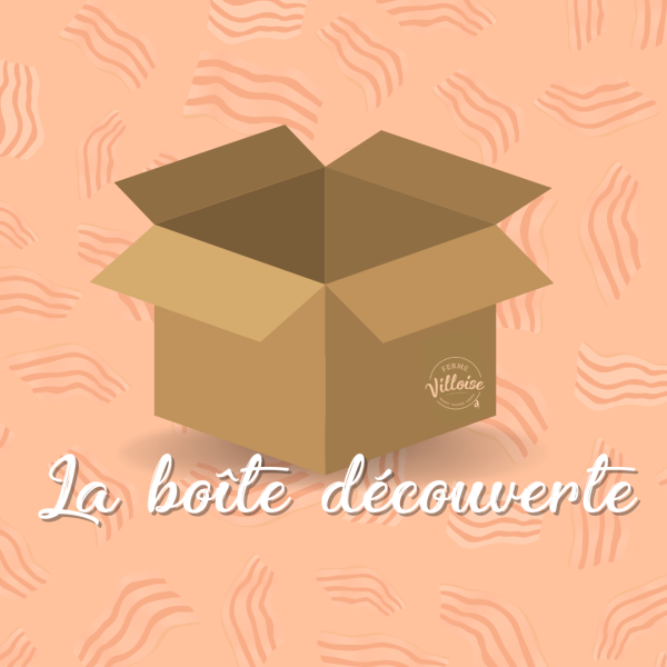 Boite découverte de porc biologique