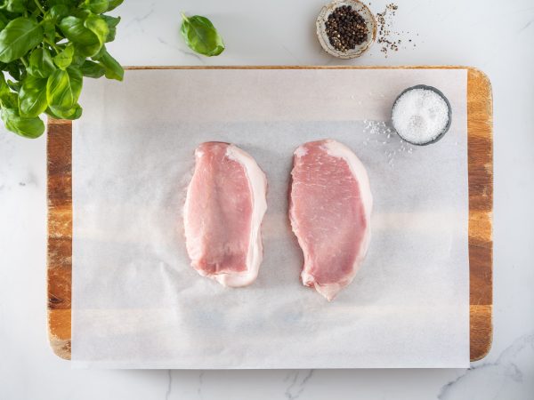 Côtelettes de porc biologique désossées
