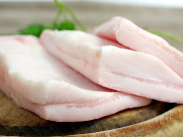 Gras de dos porc biologique