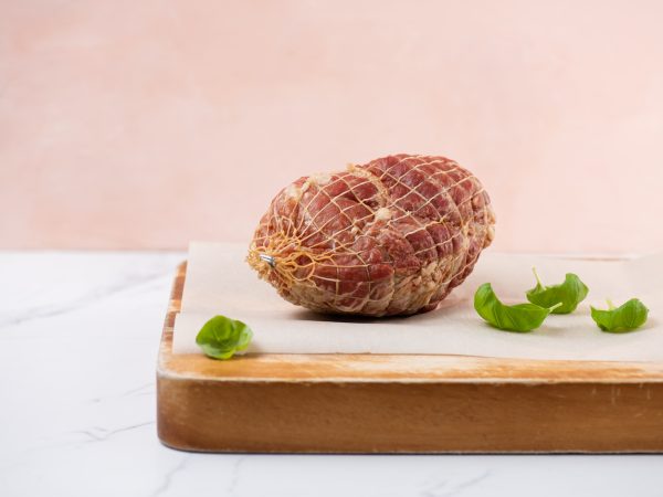 Jambon de fesse désossé de porc biologique