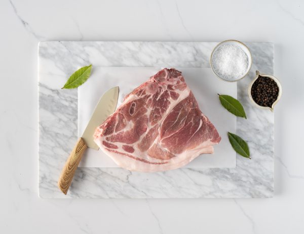 Rôti de palette avec os de porc biologique