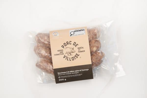 Saucisses à la bière et au fromage de porc biologique – Image 2