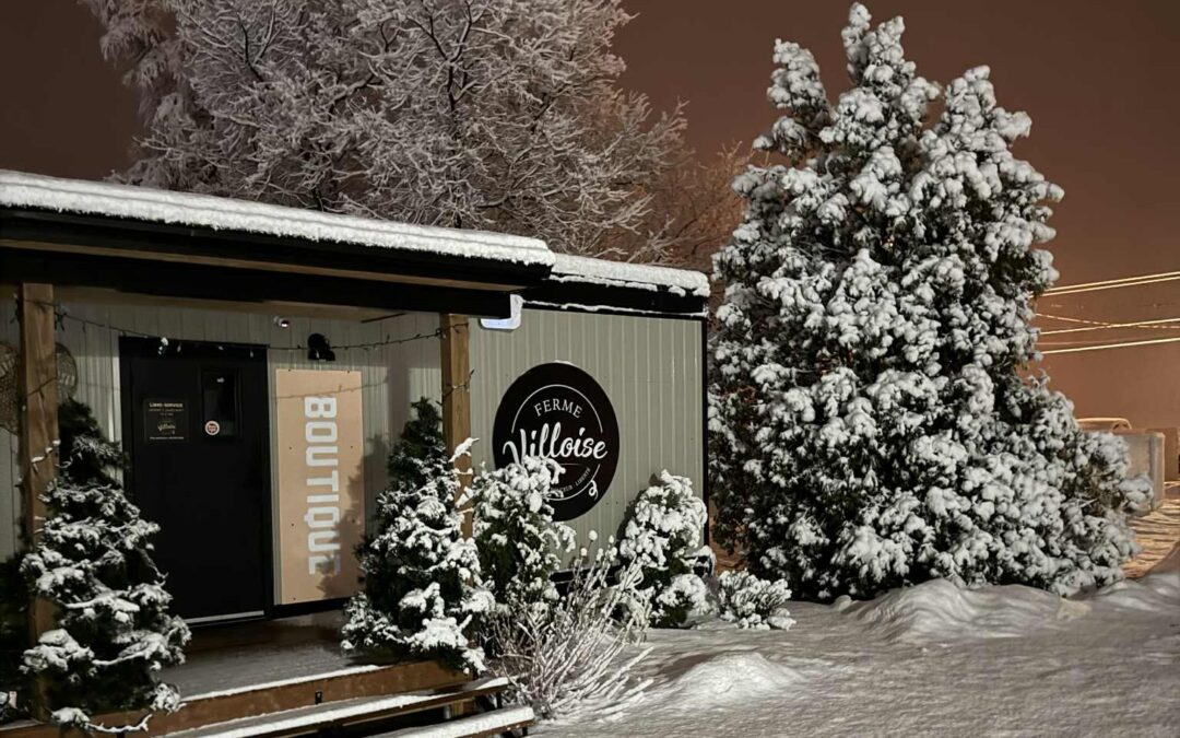 Ambiance hivernale à la Ferme Villoise