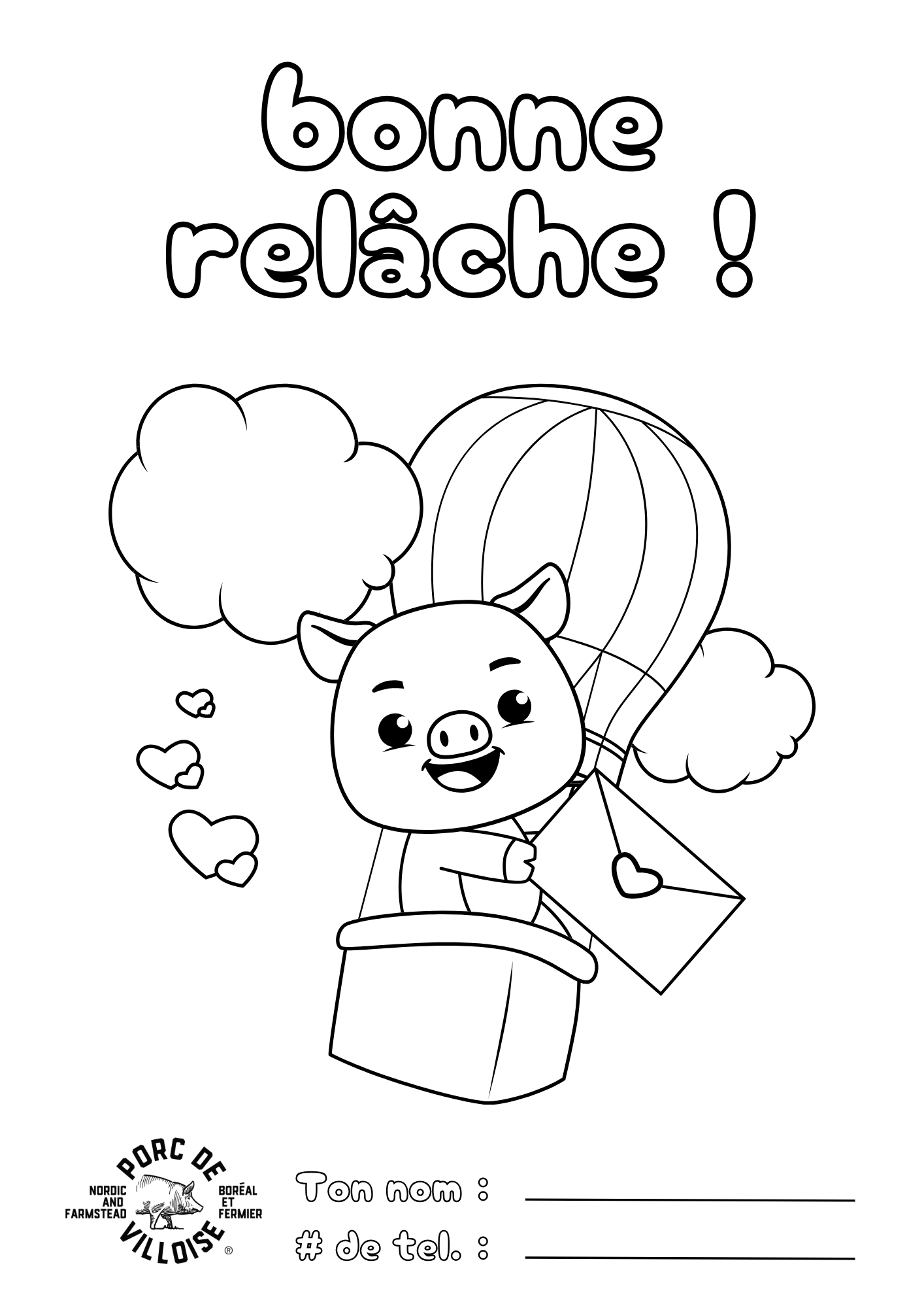 Coloriage de la relâche